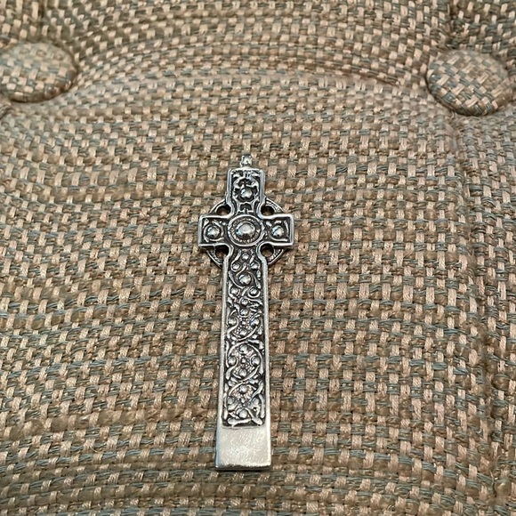 Sterling 925 Celtic cross - Picture 1 of 3
